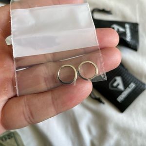 14k solid gold hoops